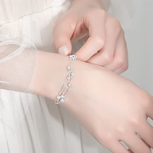 Bracelet argent 925 personnalisé femme pour femme et anniversaire