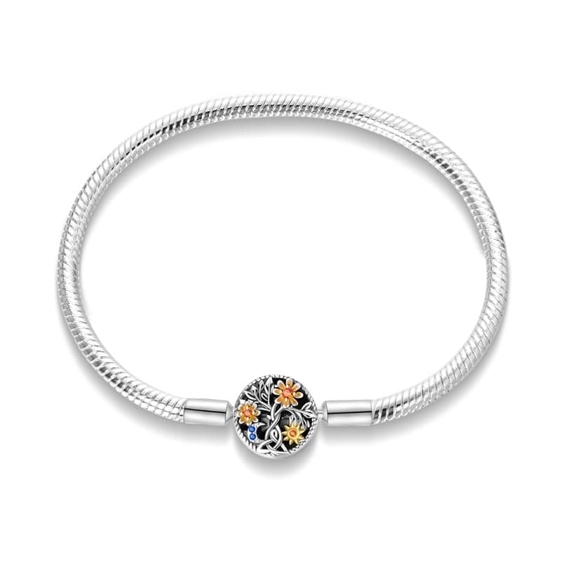 Bracelet argent sterling 925 TINSLO femme CMB062 Saint Valentin, fête des mères, Noël — PAB015