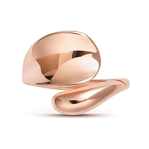 Linawe Bague Reglable Or Rose pour Femme | Rozelle Or Rose Rose | Accessoires & Bijoux Femmes — Bague en or rose