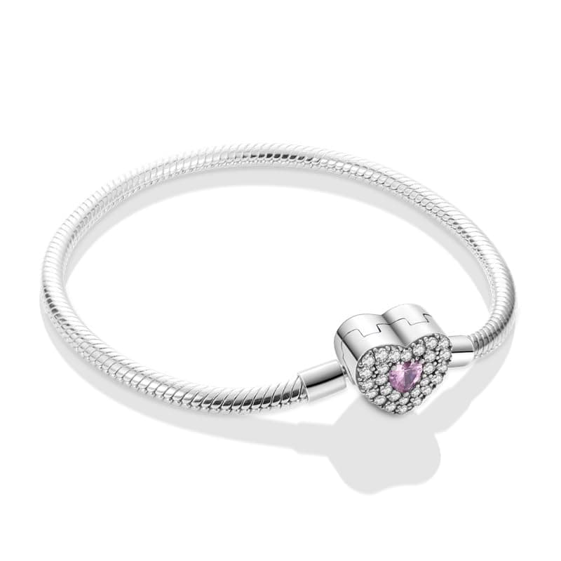 Bracelet argent sterling 925 TINSLO femme CMB062 Saint Valentin, fête des mères, Noël — KJB001