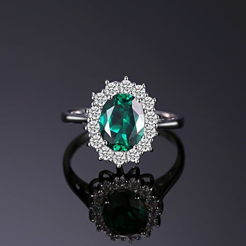 JewelryPalace Diana Princesse Améthyste Péridot Grenat Citrine Topaze Bague Argent 925 Or Jaune Or Rose Vintage Parure d