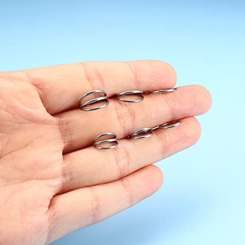 Anneau Clicker Adramata pour Piercing Femmes 18G 8mm 10mm Or Toné 100% RecycléSeptum Boucles D'oreilles en Acier Chirurg
