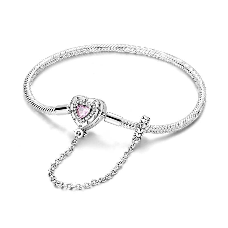 Bracelet argent sterling 925 TINSLO femme CMB062 Saint Valentin, fête des mères, Noël — KJB062