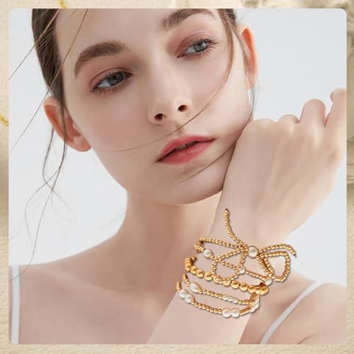 Cosmeria Ensemble de bracelets pour femme | bijoux portables polyvalents pour toutes les occasions | design charmant pou