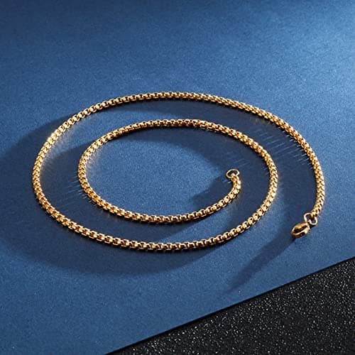 AMDXD Collier Garçon Fantaisie Perle Acier Inoxydable pour Homme ulongwearoriginalecollierperle