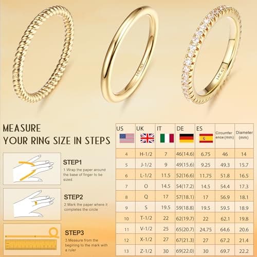 Adramata Or Femmes Bagues 14 Carats Recycled Femmes Bagues Minimalistes Femmes Boho Bagues De Déclaration 3 Pièces 100%