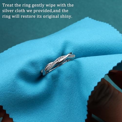 JeweBella Bague Réglable Empilable Femme Argent 925 Bague de Fiançailles Mariage Anniversaire Bague Pouce Or Rose Or Bij