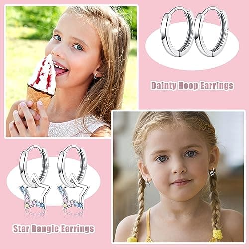 Adramata Boucles d'Oreilles Pendantes en Étoile Argent Sterling 925 Femme Recycled  
Adramata Boucles d'Oreilles Créoles