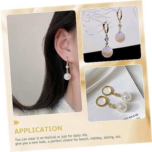 OATIPHO Piercings Longues Suspensibles en Or Rose Accessoires Mode Adultes Jouets Élégants Pullover 1 Paire Trendy Ouvra