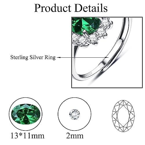 Adramata Bague Femme en Argent 925 Recycled, Idéale pour Élégance et Durabilité à l'Anniversaire ou au Mariage, Bague Ré