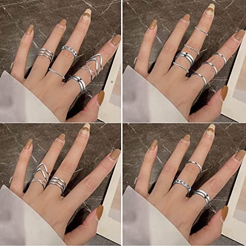 Bague en Acier Inoxydable Empilable Adramata pour Femmes Recyclée