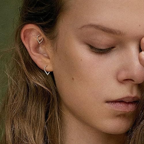 Adramata G23 Titane Septum Piercing pour Femme et Homme - Hypoallergénique et Sécuritaire - Piercing Nez Teardrop et Hin