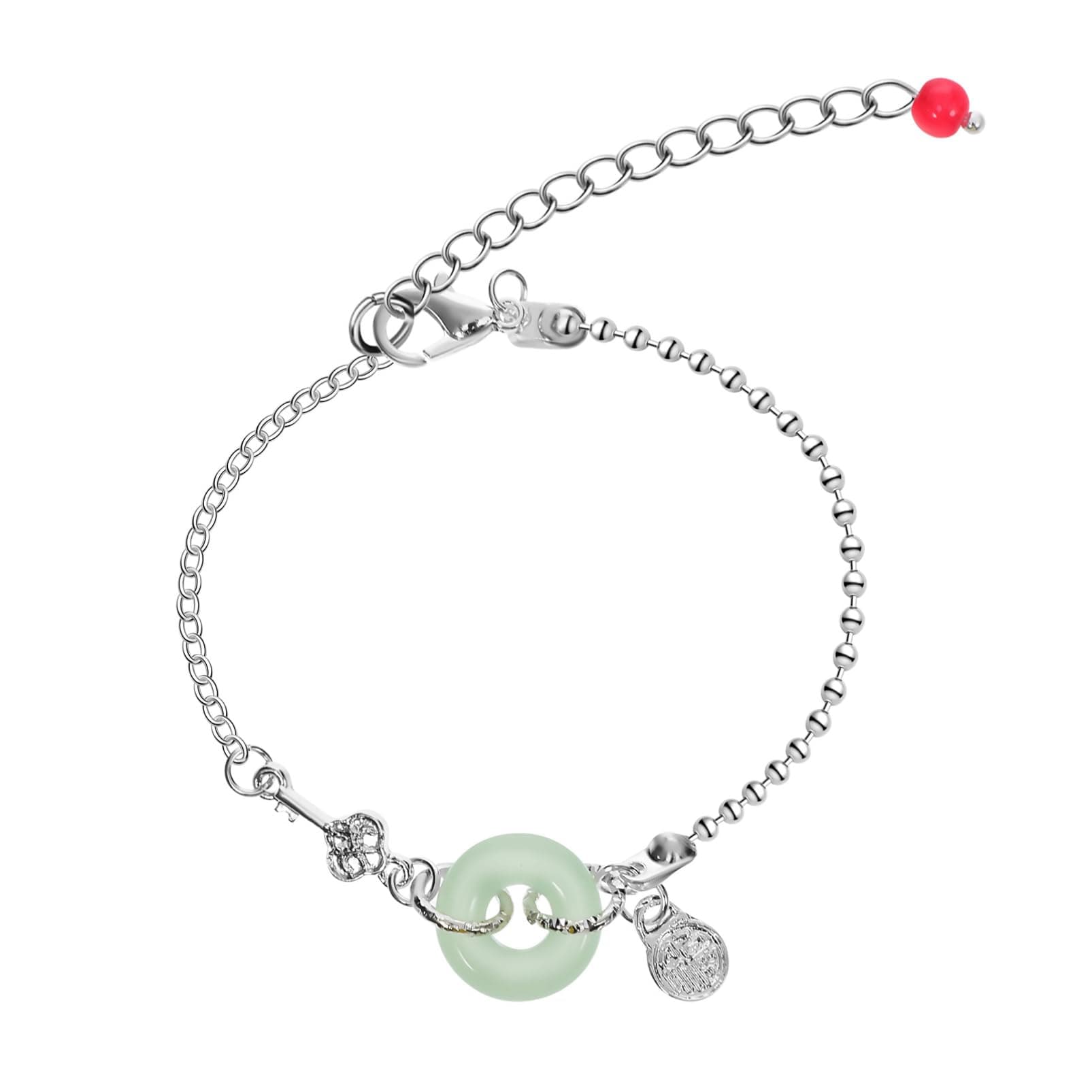 Ensemble de bracelets réglables en acier titane pour femmes