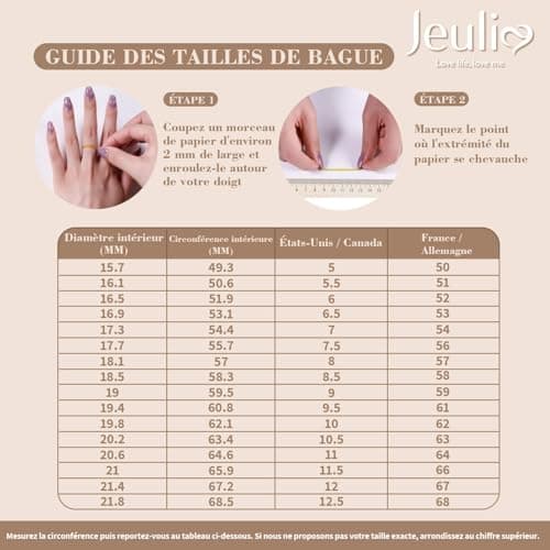 Jeulia 4 Carats Anneau De Fiançailles Diamant Blanc En Or Rose Et Argent Sterling 925 Ensemble De Mariage Homme Et Fille