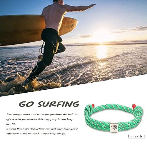 Bracelets nautiques Adramata pour Homme et Femme - Faits à la Main en Corde Marine - Arbre de Vie Colorés et Réglables