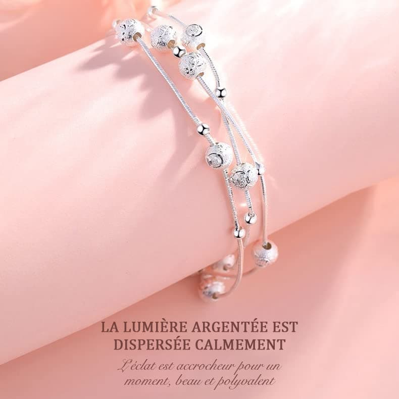 Bracelet argent 925 personnalisé femme pour femme et anniversaire