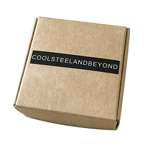 COOLSTEELANDBEYOND Statement Déclaration Pendentif Collier - Tressé Creuse Câble Grande Bavoir Choker - Style Nouveau et