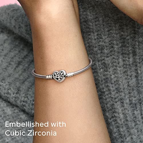 Bijou PANDORA|Collier de chaîne en forme de serpent avec charme de coeur de famille PANDORA
| Bijou PANDORA|Collier de