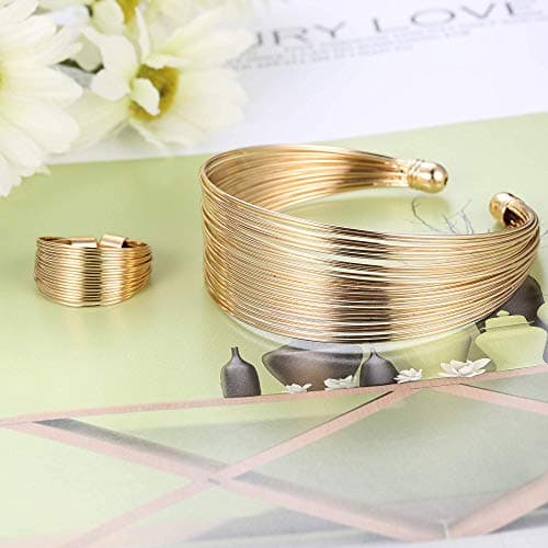 Colliers Adramata Bib Choker Déclaration pour Femmes Épou konkour ouvert Cerceau Afrochunky Bijoux Costume