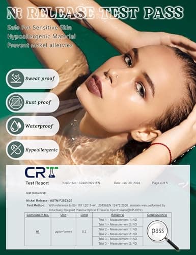 Adramata Or 14K Piercing Nez Acier Chirurgical Hypoallergénique pour Femmes Hommes Anneau de Nez CZ Coeur 20G (14Pcs) Pi