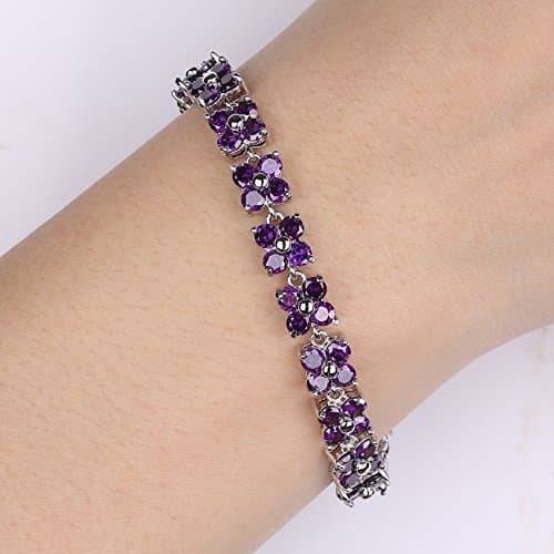 Bracelet Cristal Elément Carré Simple Plaqué Or Zircon Cubique pour Femme GULICX