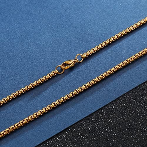 AMDXD Collier Garçon Fantaisie Perle Acier Inoxydable pour Homme ulongwearoriginalecollierperle