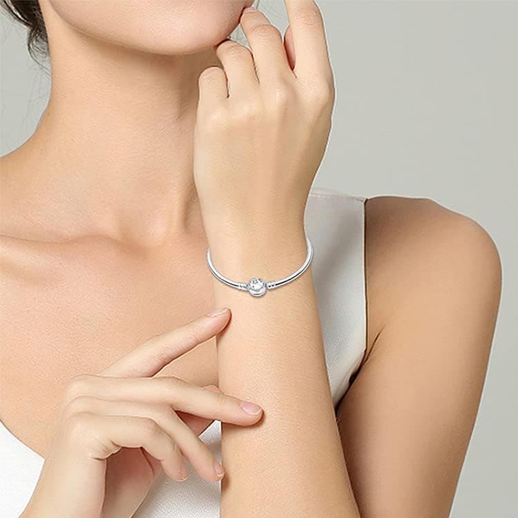 Bracelet argent sterling 925 TINSLO femme CMB062 Saint Valentin, fête des mères, Noël