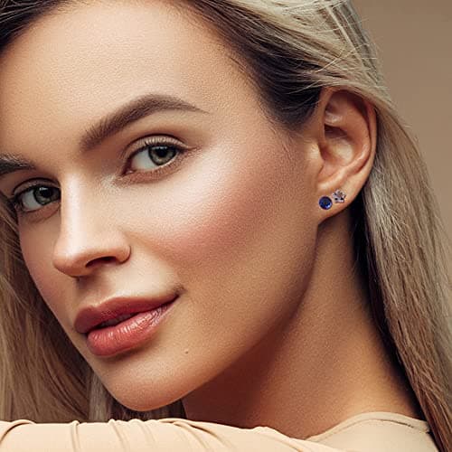 Boucles d'Oreilles Adramata Strass Acrylique Clair Piercing Retenue 14 Paires