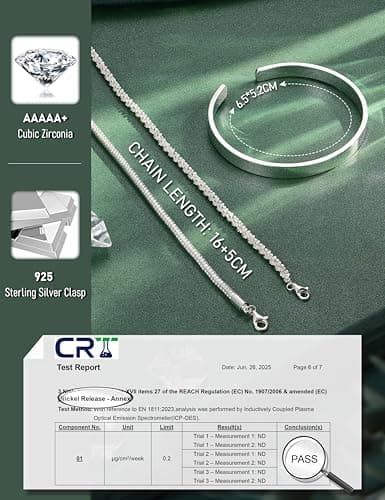 Adramata Argent 925 Reglables Empilables Femmes Bracelets Woman Bijou Valentine Cadeau Boite
