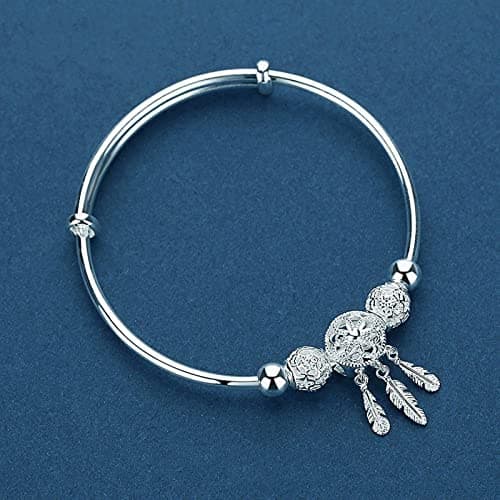 Bracelet en argent YITAIYUAN pour femme, attrape-rêves créatif, cadeau pour anniversaire de Noël, meilleure amie