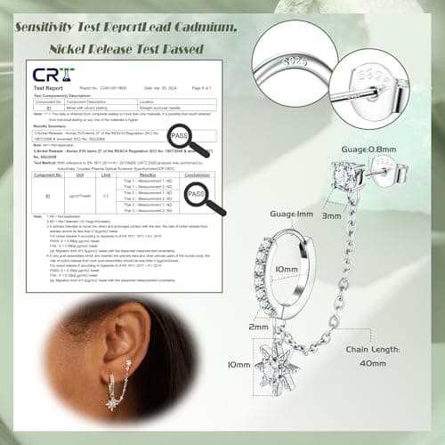 Adramata Boucles d'Oreilles Argent 925 Plaquées Or 14 Carats pour Femme MultiPhoneires Helix Tragus Osama Recyclées Stan