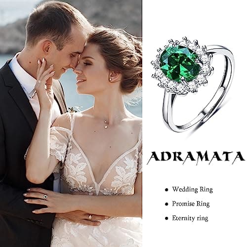 Adramata Bague Femme en Argent 925 Recycled, Idéale pour Élégance et Durabilité à l'Anniversaire ou au Mariage, Bague Ré