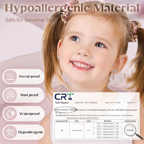Adramata Boucles d'Oreilles Argent 925 Fille et Femme Hypoallergéniques Boucles d'Oreilles Fleur Coeur Papillon avec Des