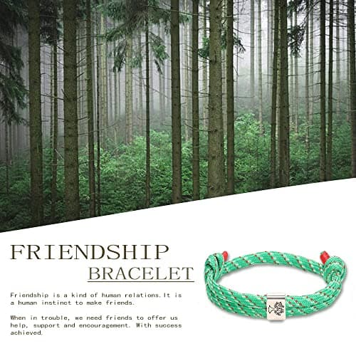Bracelets nautiques Adramata pour Homme et Femme - Faits à la Main en Corde Marine - Arbre de Vie Colorés et Réglables