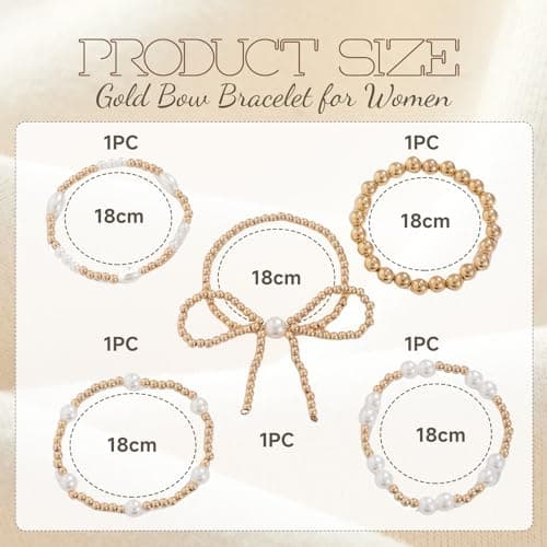 Cosmeria Ensemble de bracelets pour femme | bijoux portables polyvalents pour toutes les occasions | design charmant pou