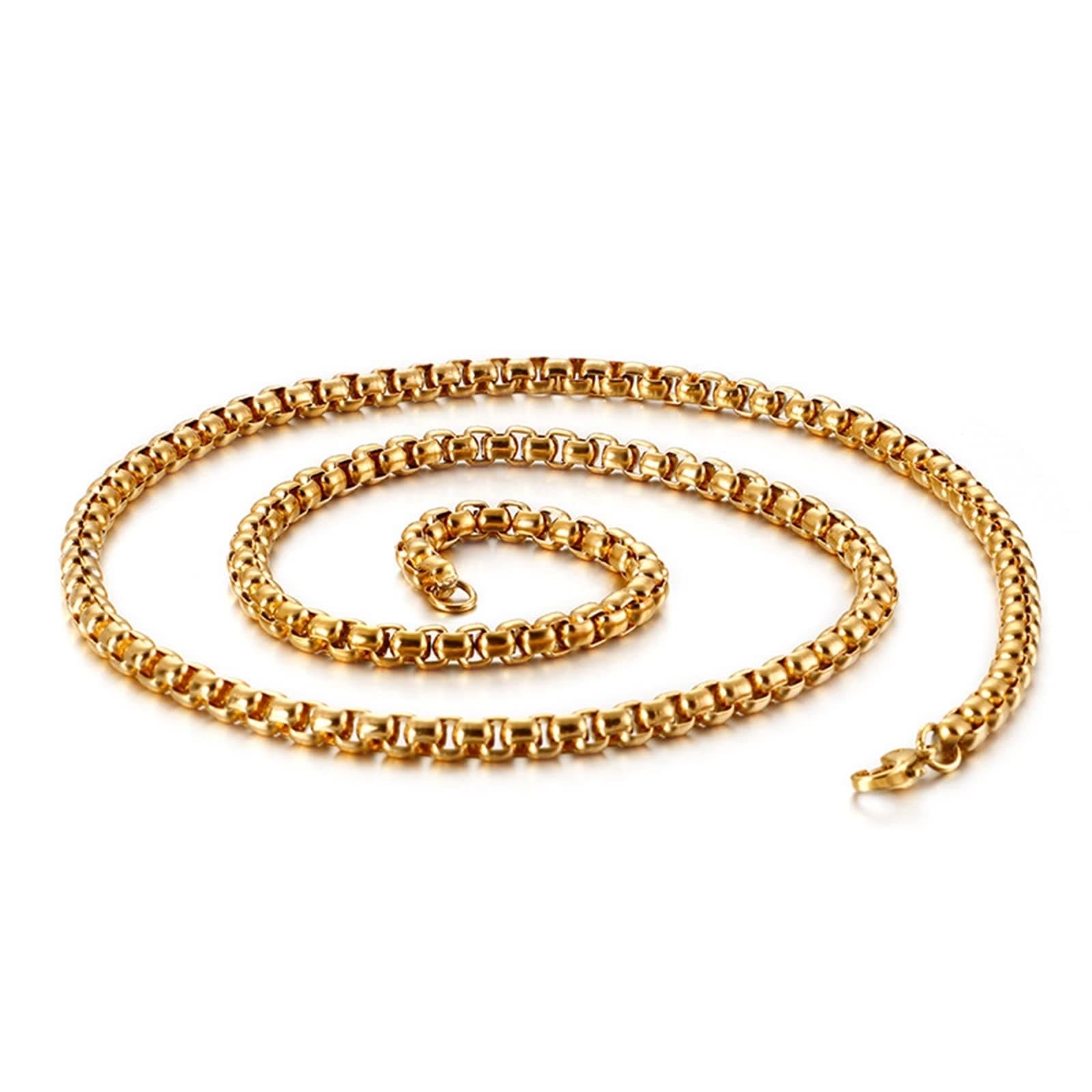 AMDXD Collier Garçon Fantaisie Perle Acier Inoxydable pour Homme ulongwearoriginalecollierperle