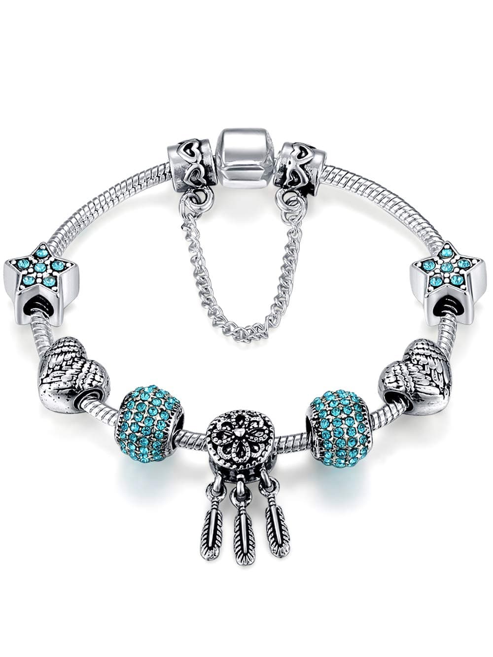bracelet en argent plaqué presentski pour femme pour anniversaire