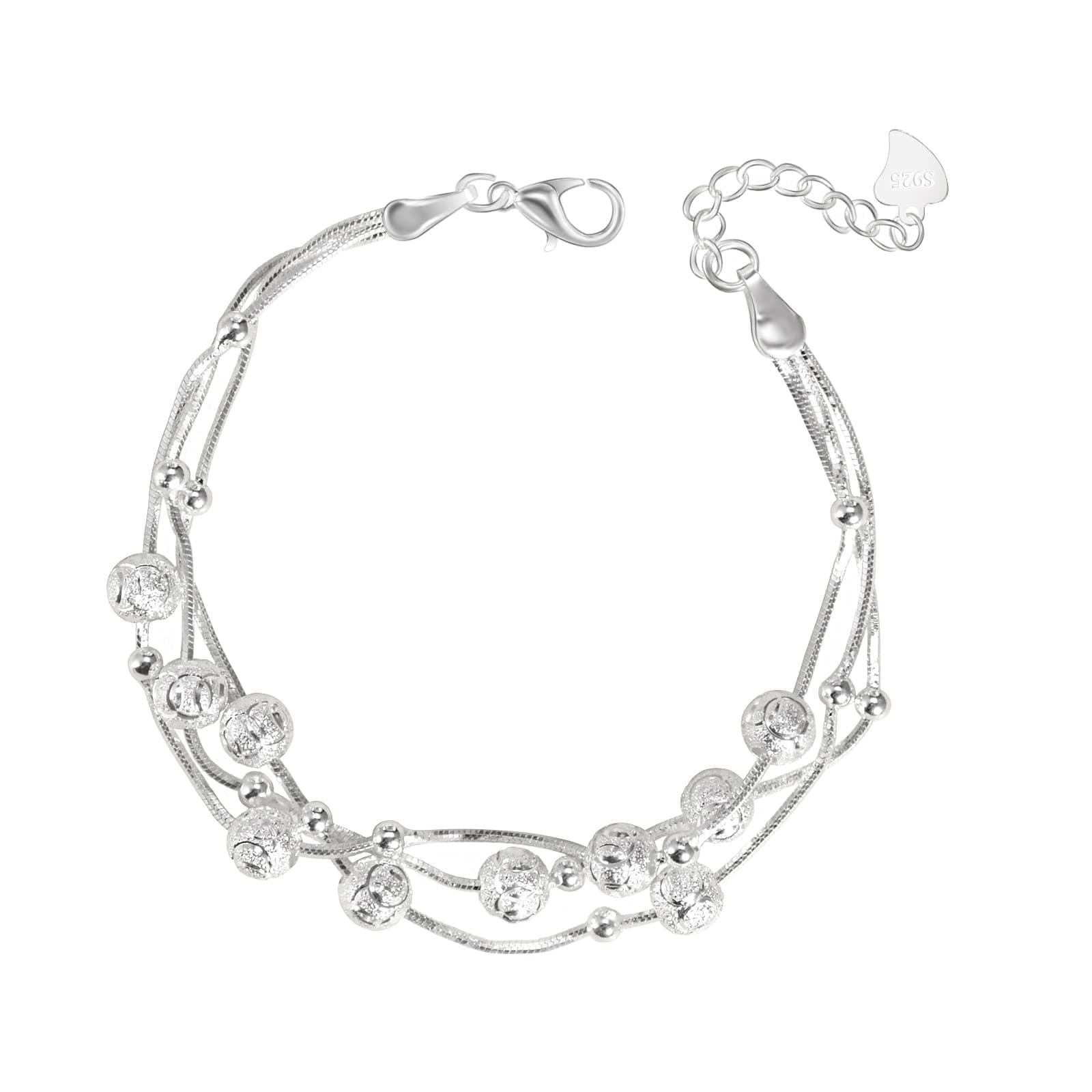 Bracelet argent 925 personnalisé femme pour femme et anniversaire