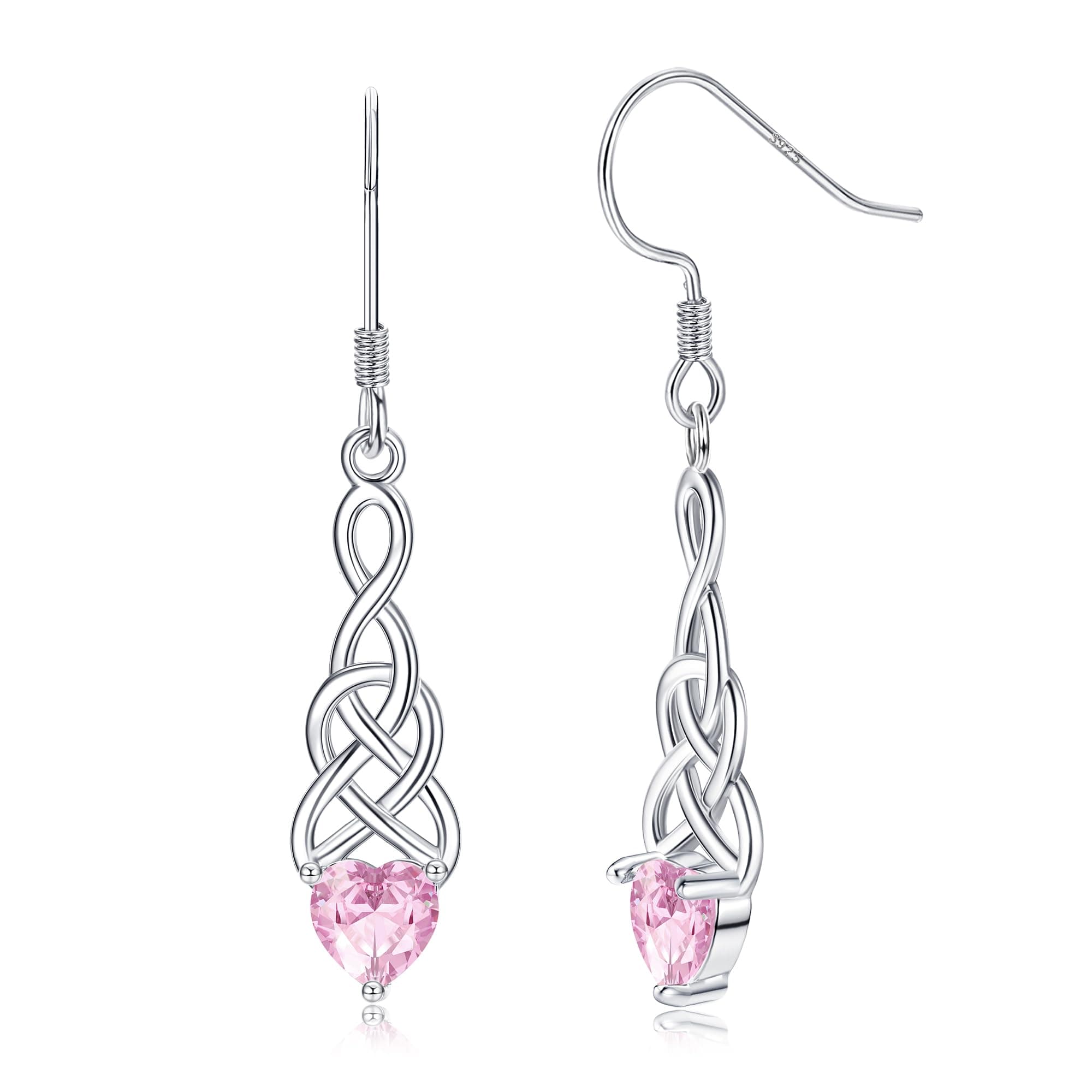 Adramata Boucles d'Oreilles Femme Argent 925 Pierre de Naissance Cœur Vintage Fantaisie
Adramata Boucles d'Oreilles Femm
