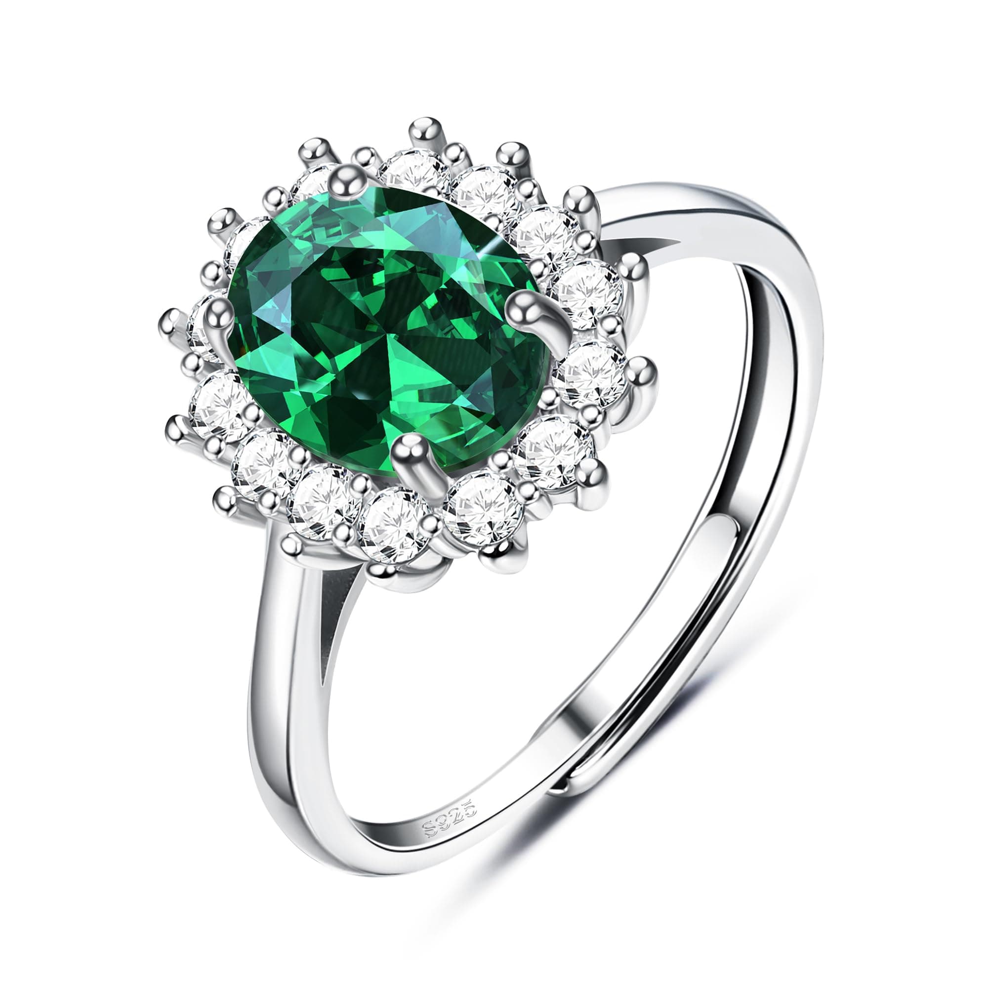 Adramata Bague Femme en Argent 925 Recycled, Idéale pour Élégance et Durabilité à l'Anniversaire ou au Mariage, Bague Ré