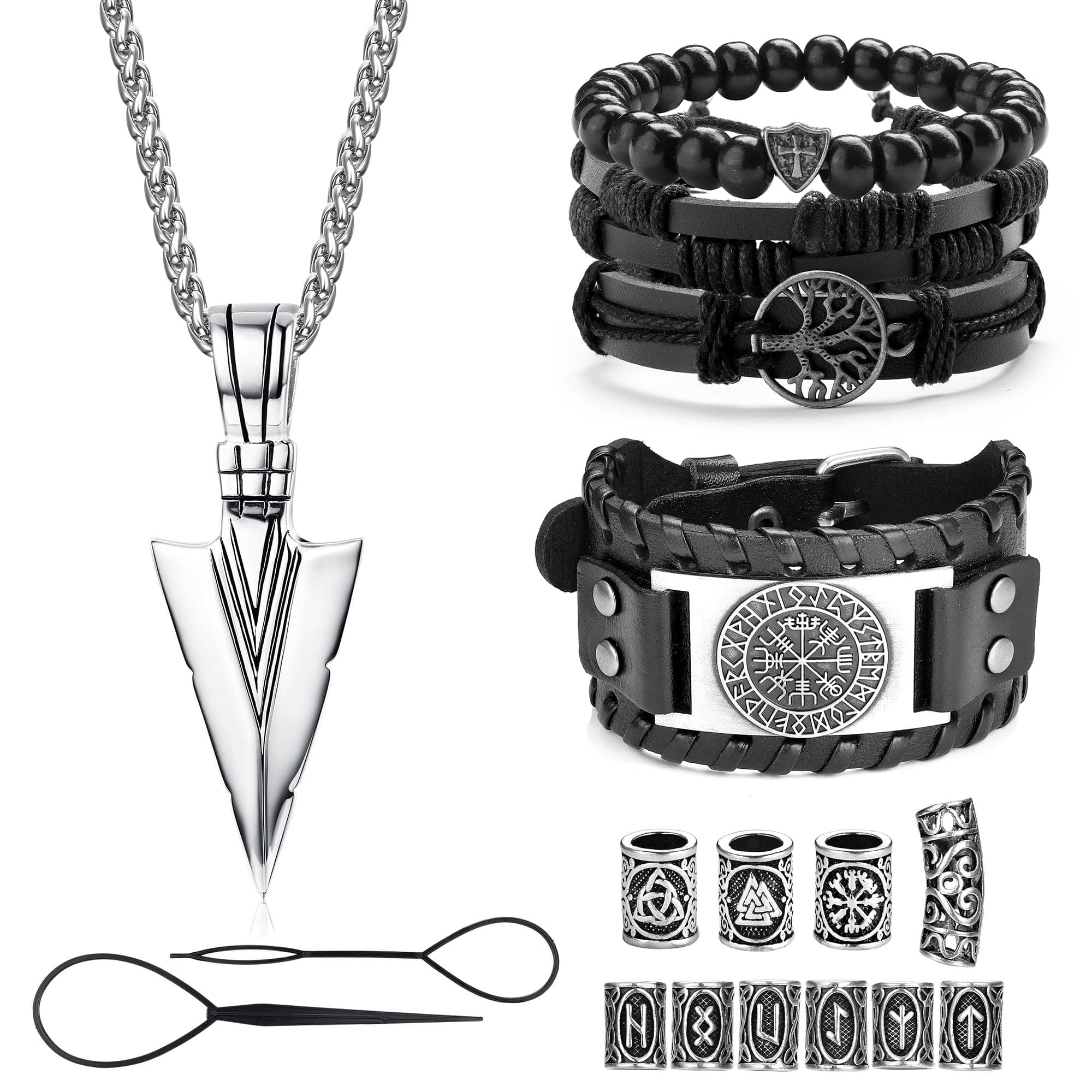 Bracelet Viking Marteau de Thor Adramata Collierpour Homme Recycled 100% Claim Standard
Collier Viking Marteau de Thor A